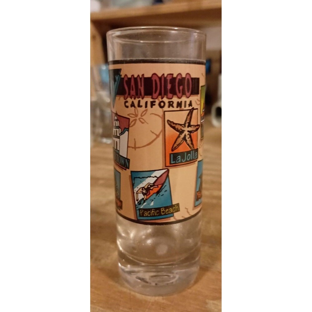 SAN DIEGO CA Shot Glass, Souvenir Shot Glasses, State Souvenir Glasses, #8